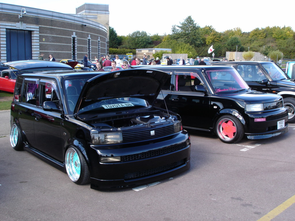 Picture of 2 custom Toyota bB cars