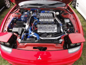 Mitsubishi GTO engine bay